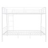 Full Long Over Queen Metal Bunk Bed - White - Image 4