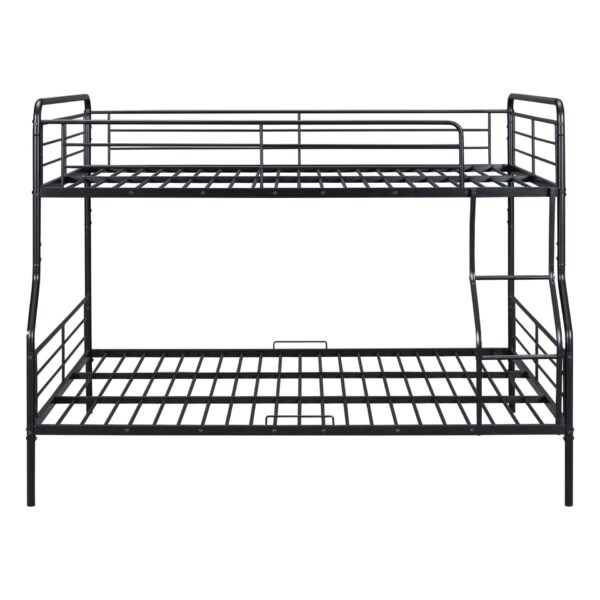 Full Long Over Queen Bunk Bed - Black