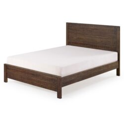 Albany - Twin Bed Frame With Headboard, Heavy Duty Modern Rustic Twin Size - Espresso