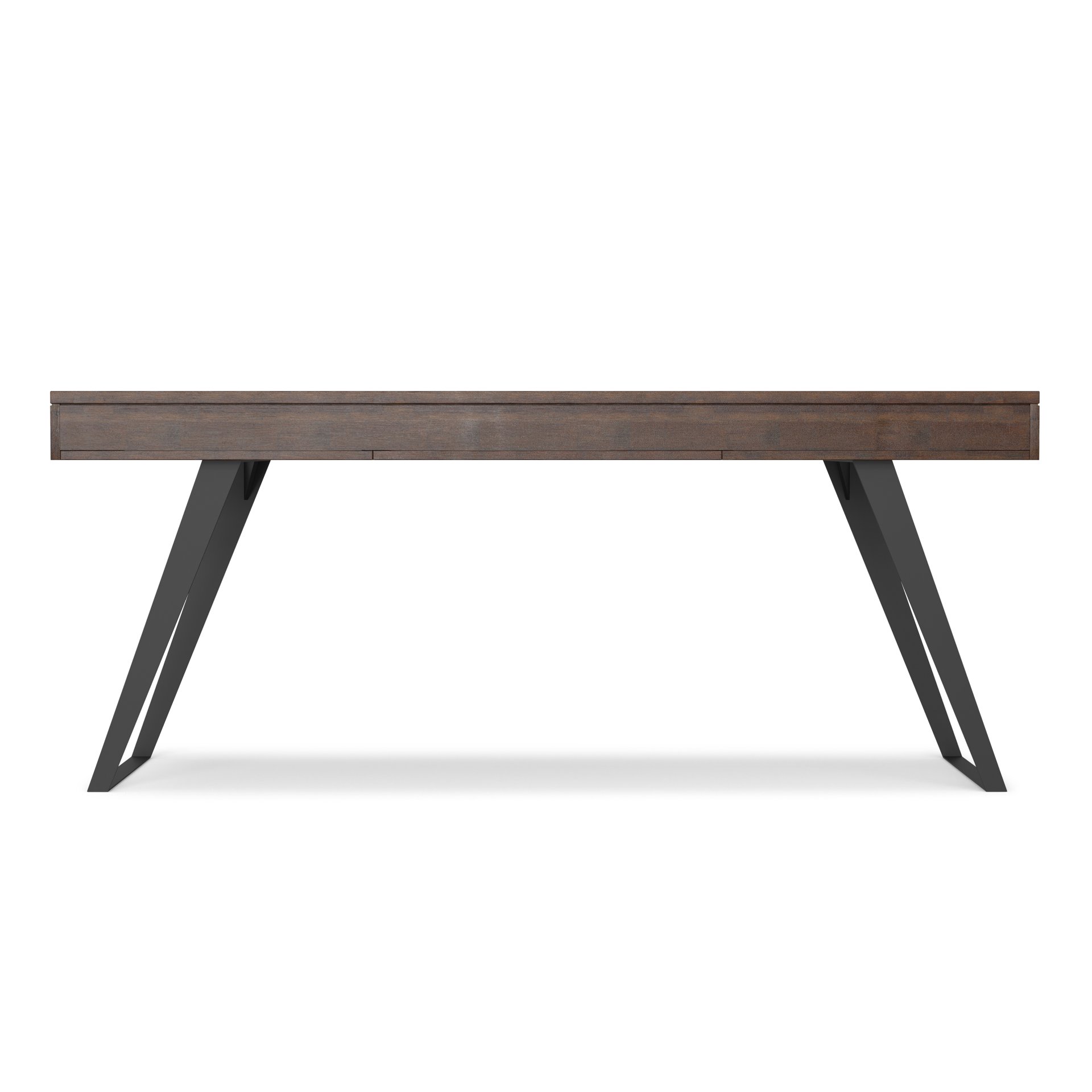 Lowry - Large Desk - Distressed Charcoal Brown - Image 9