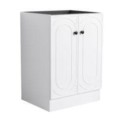 Modern Freestanding Bathroom Vanity With Soft Close Cabinet Doors, Excluding Sink - White
