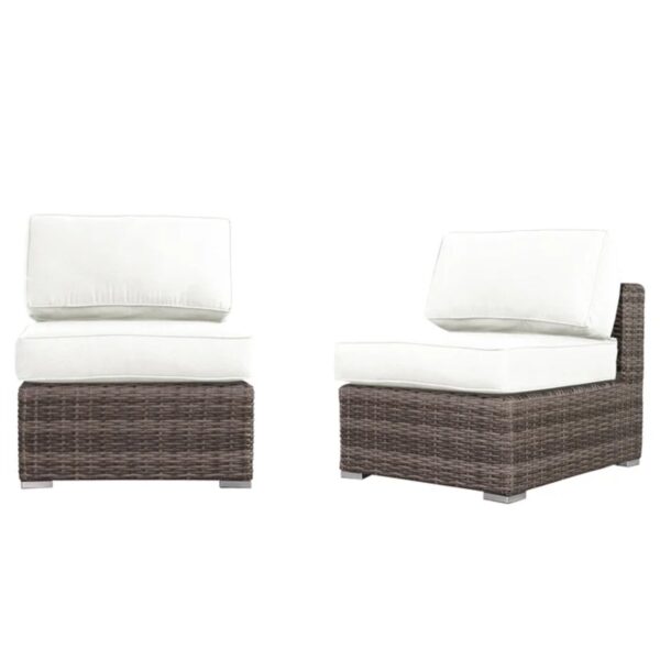 2 Person Seating Group With Cushions - Gray Mix