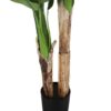 55" Tall, Artificial Plant, Banana Tree, Indoor, Faux, Fake, Floor, Greenery, Potted, Real Touch, Decorative - Green / Black - Image 2
