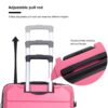 Hardshell Suitcase Spinner Wheels Pp Luggage Sets Lightweight Durable Suitcase With Tsa Lock, 3 Piece Set (20/24/28) - Rose - Image 8