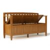 Brooklyn - Entryway Storage Bench - Light Golden Brown - Image 3