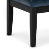 Lacey - Tufted Ottoman Bench - Distressed Dark Blue - Image 4