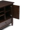 Warm Shaker - TV Media Stand - Tobacco Brown - Image 3