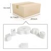 Marble Bathroom Accessories Set - Natural Stone - White / Natural - Image 8