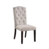 Gerardo - Linen Weathered Dining Chair (Set of 2) - Beige - Image 6