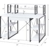 Amiel - All Purpose Writing Desk - White - Image 2