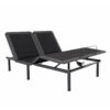 Queen Size Flex Head Quick Assembly Adjustable Bed Frame With Voice Activated Controls - Black - Image 3