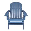 Oversize Outdoor Folding Adirondack Chair, Patio Chair For Garden Backyard Porch Pool Deck Firepit - Blue - Image 5