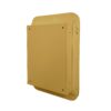 Recessed Metal Framed Medicine Cabinet With Mirror And Adjustable Shelves Wall Mirror With Storage For Bathroom - Matte Gold - Image 6