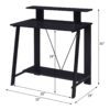 Nypho - Writing Desk - Black - Image 2