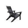 Aurascape - Outdoor Acacia Wood Foldable Adirondack Chair - Black - Image 6