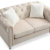 Chic Loveseat - Beige - Image 2