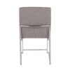 Fuji - Contemporary High Back Dining Chair (Set of 2) - Light Gray - Image 5