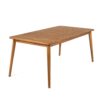 Dining Table 8 Person Outdoor Table, Farmhouse Furniture For Patio, Garden, Backyard - Teak - Image 6