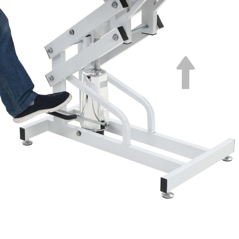 Hydraulic Pet Grooming Table With"H" Arm - Pink - Image 13