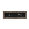Outdoor 48" Rectangular Iron Propane Fire Pit With 50, 000 Btu - Brown Wood Pattern - Image 12