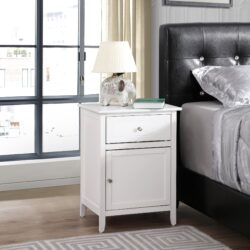 Izzy - Nightstand For Modern Spaces - White