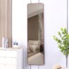 4Th Generation Floor Standing Full Length Mirror Wall Mounted Glass - Transparent - Image 6