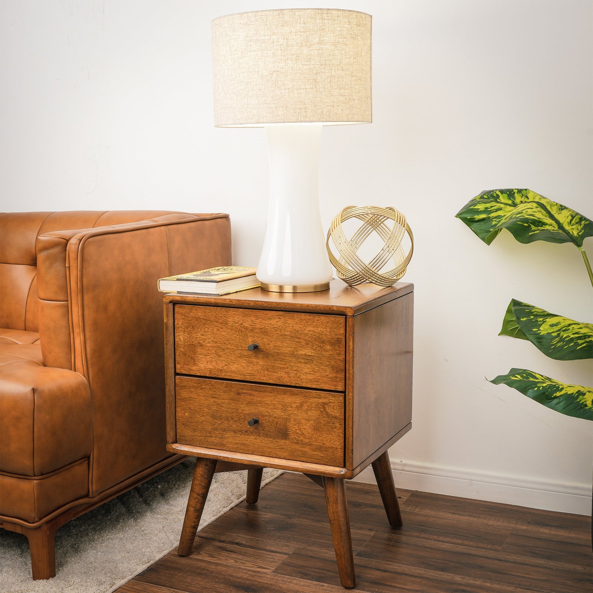 Cascade - Lamp Base Table Lamp - Beige / Gold / White - Image 2