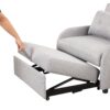 3 In 1 Pull Out Sofa Sleeper With Wing Table And USB Charge - Gray - Image 19