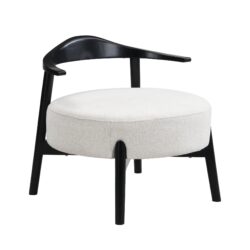 Upholstered Accent Chair, Modern Living Room Chairs, Reading Armchair For Sunroom Bedroom - Beige