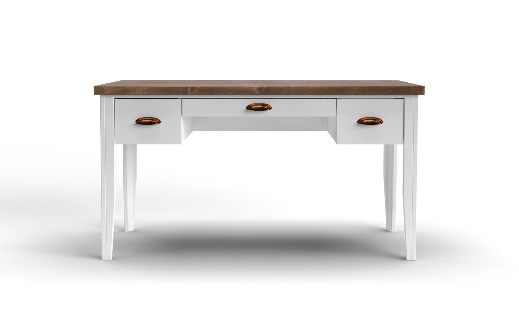 Hampton - Writing Desk - Jasmine Whitewash / Barnwood - Image 3