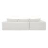 Modular Sectional Living Room Sofa Set, Modern Minimalist Style Couch, Upholstered Sleeper Sofa Salon, 2 Piece Free Combination, L-Shape - Cream - Image 6