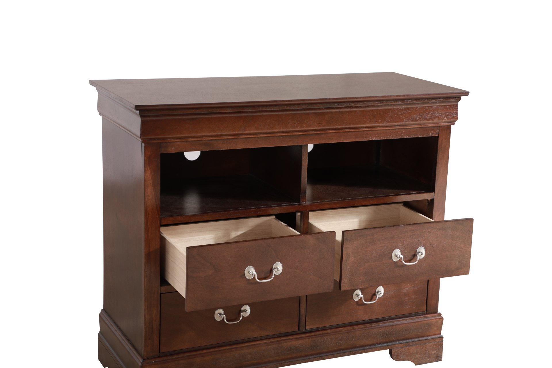 TV Media Chest Traditional Style - Cappuccino - Image 7