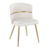 Cinch - Glam / Art Deco Dining Chair (Set of 2) - Gold / Cream - Image 2