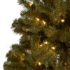 Noble - 7' Hinged Christmas Tree With 500 Clear Lights - Green - Image 7