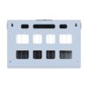 16 Bay Charging Cabinet For Laptop book, Locking Charging Station - White - Image 11
