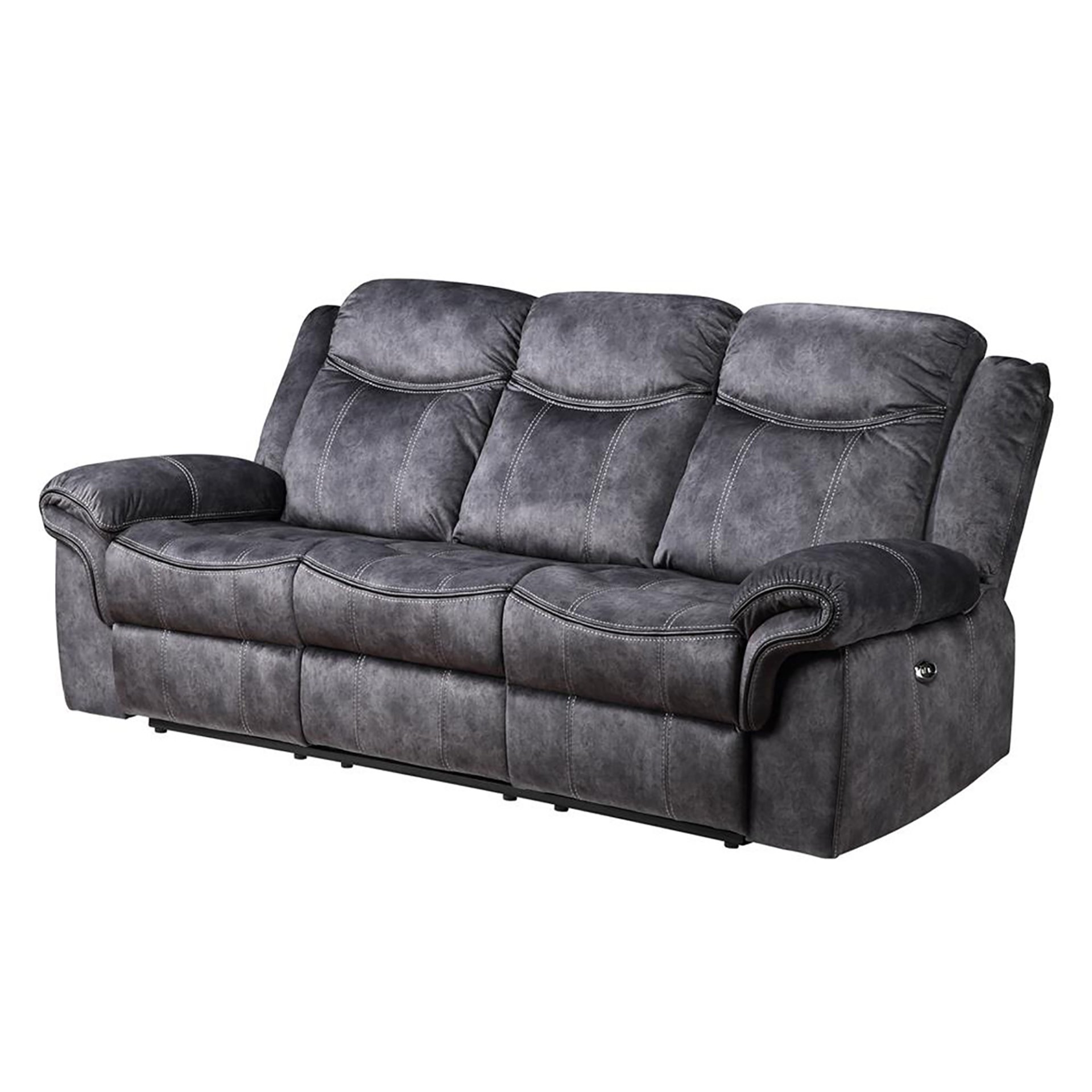 Jimny - Domino Power Reclining Sofa - Granite - Image 5