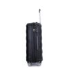 Hardshell Suitcase Spinner Wheels Pp Luggage Sets Lightweight Durable Suitcase & Tsa Lock, 3 Piece Set (20/24/28) - Black - Image 9