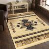 Tribes - 2' X 3' Southwest Polyester Area Rug - Cream - Image 5