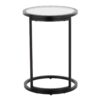 Zenn - Round End Table - Black / Clear - Image 4