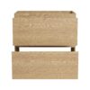 Modern Freestanding Bathroom Vanity Cabinet With Double Drawer - Oak - Image 8