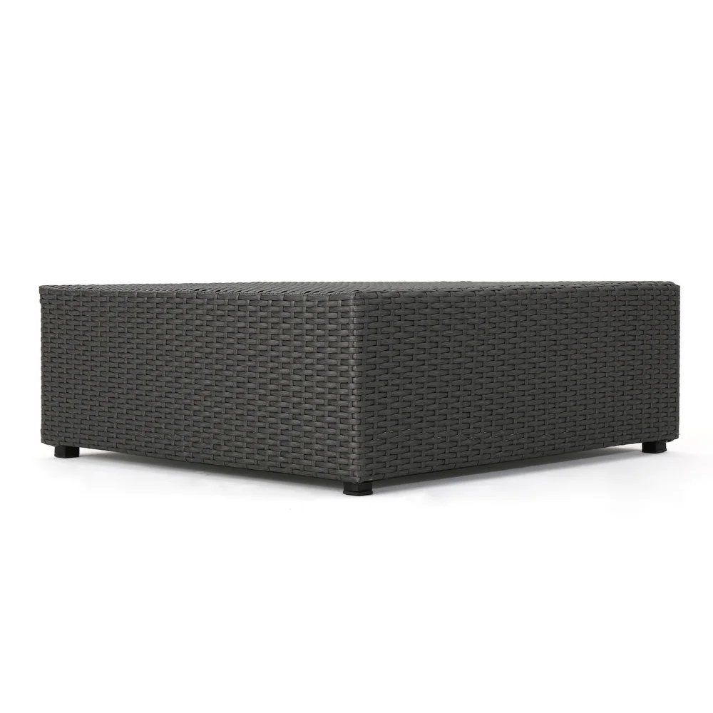 Santa Cruz - Outdoor 8 Piece Sectional Set - Dark Brown - Image 16