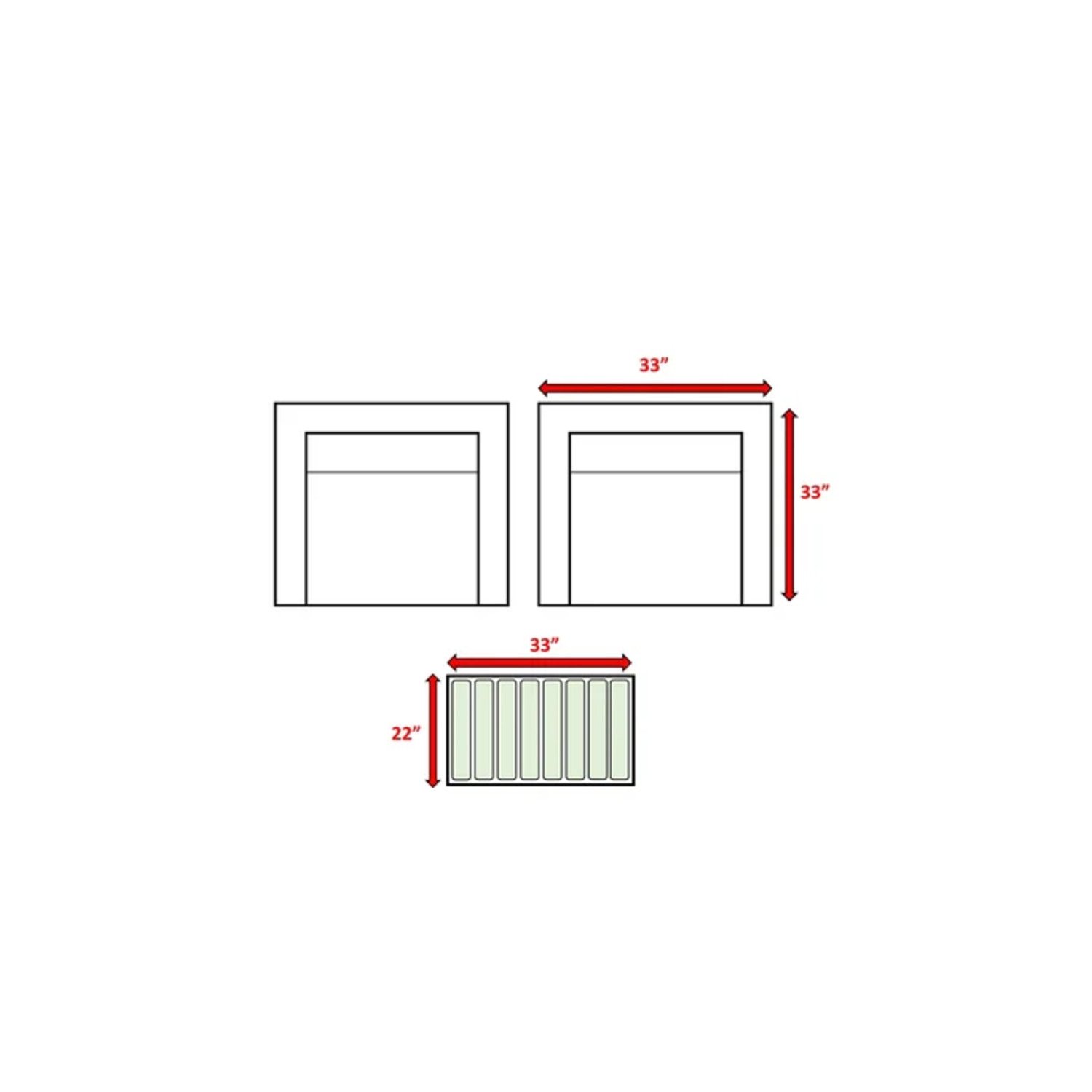 Chic 2 Person Seating Group With Cushions Ideal For Cozy Outdoor Gatherings - Gray Mix - Image 3