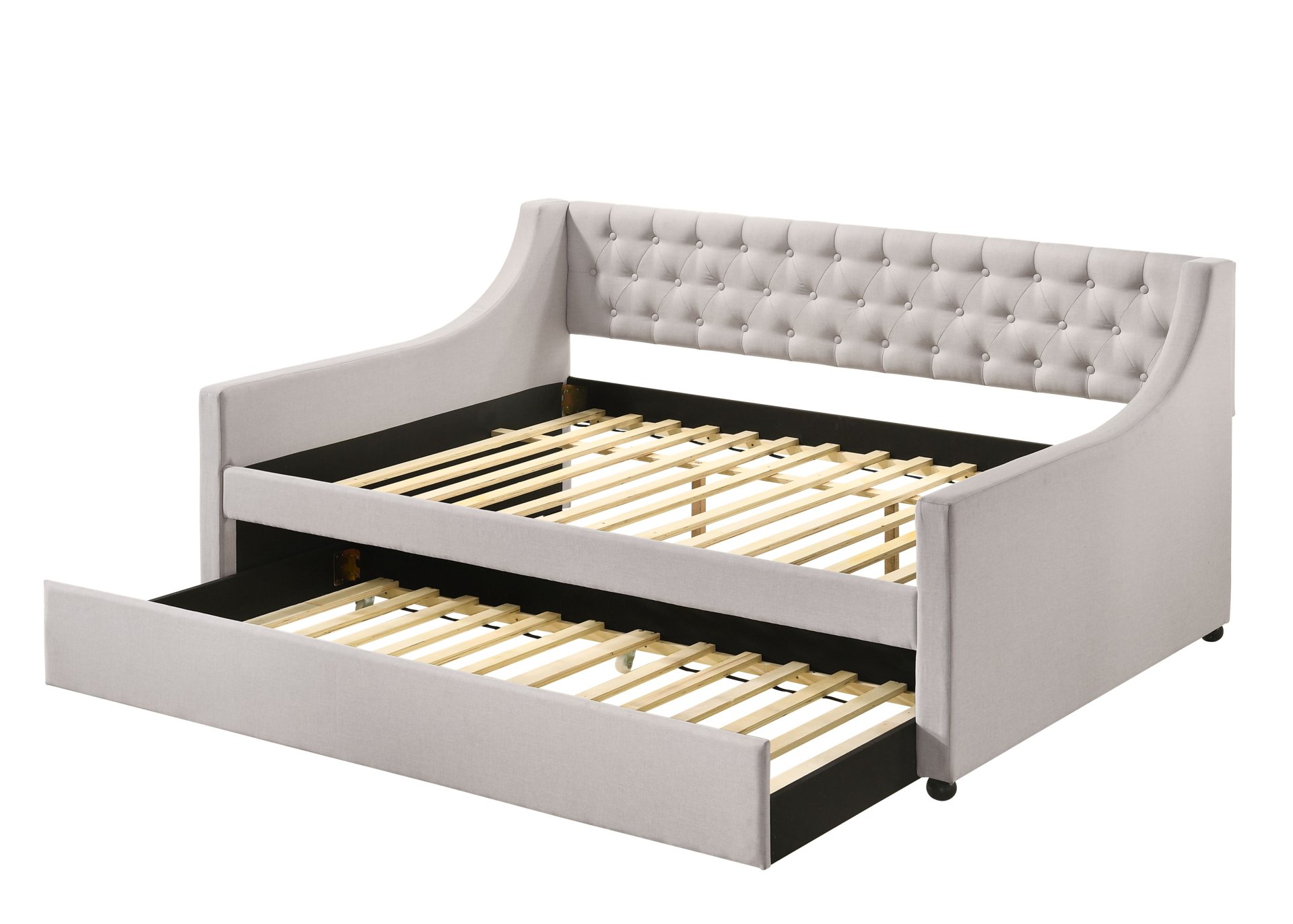 Lianna - Full Daybed Twin & Trundle - Fog - Image 4