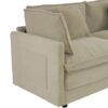 Modern Sofa Modular Sofa Couch Upholstered L - Shape Sectional Sofa With Side Storage Pockets For Living Room - Brown - Image 16