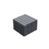 10 Piece Interlocking Deck Tiles Striped Pattern, Square Acacia Hardwood Outdoor Flooring For Patio, Bancony, Pool Side - Light Gray - Image 21