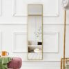 4th Generation Frame Wall Mounted Full Body Mirror For Bathroom And Bedroom - Transparent - Image 5