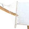 Person Hammock With Stand Set For Indoor Outdoor Standalone - Beige - Image 4