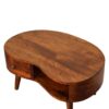 Mini Chesnut Wave Coffee Table - Chestnut - Image 6