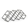 Modern Industrial Tabletop Wine Rack With 7 Bottle Holders - Black - Image 7