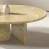 Natural Marble Coffee Table, Versatile Living Room Table, Genuine Marble - Glod Yellow Beige - Image 7